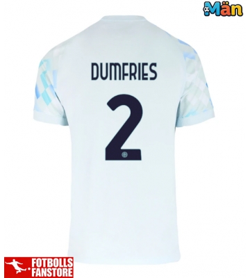 Inter Milan Denzel Dumfries #2 Bortatröja 2025-26 Kortärmad